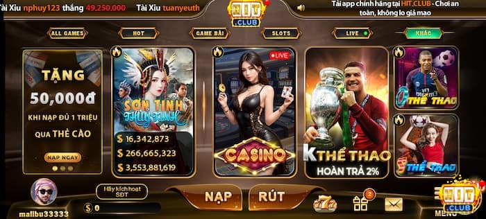 Lý do nên tham gia K thể thao Hitclub