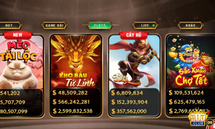 Game slot Hitclub đi kèm với mức thưởng cao cho người chơi 