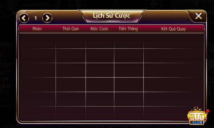 Hãy chú ý đến lịch sử thắng thua trong game trên dưới Hitclub 