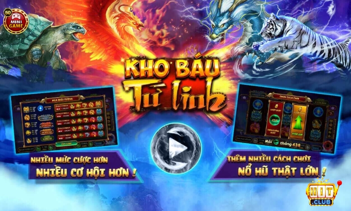 Giới thiệu chi tiết về game Kho Báu Tứ Linh Hitclub